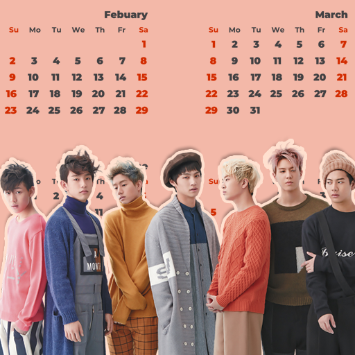 GOT7 Calendar Widget