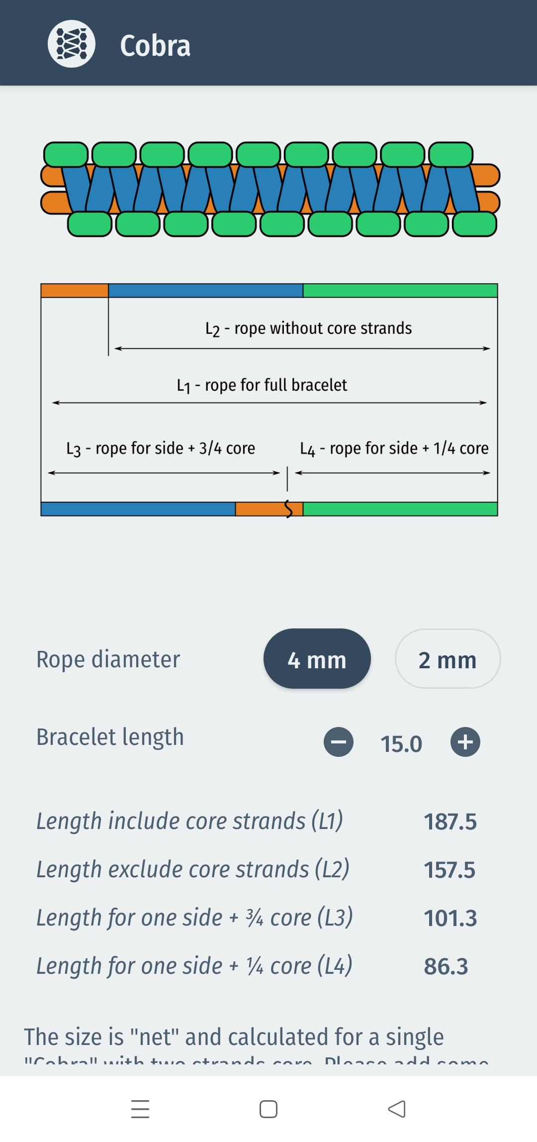 PC پر Paracord Calculator ڈاؤن لوڈ کریں