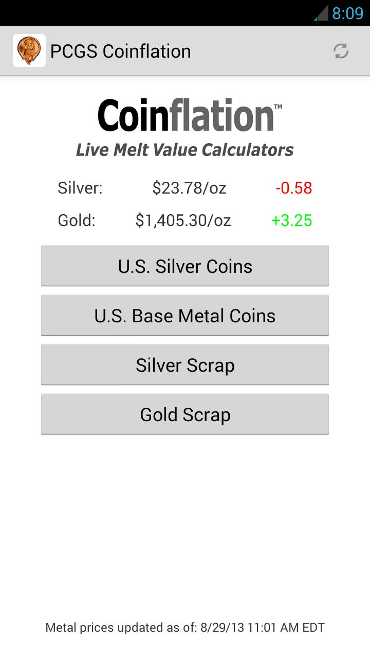 Download Coinflation Gold Silver Me android on PC