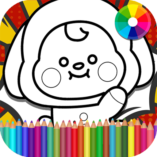 BT21 coloring book