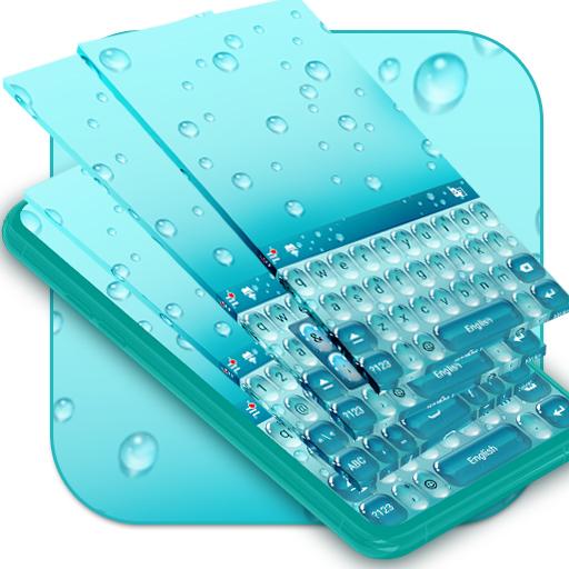 Water Drops Keyboard Theme