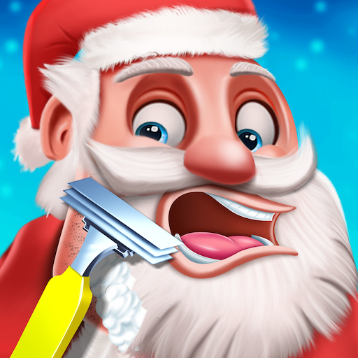 Christmas Santa Beard Shave