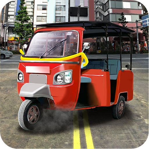 चालक मोटो Rikshaw सिम्युलेटर