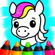 Kids Coloring Book Learn Draw