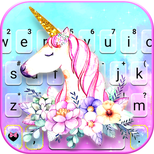 Teclado Pastel Unicorn