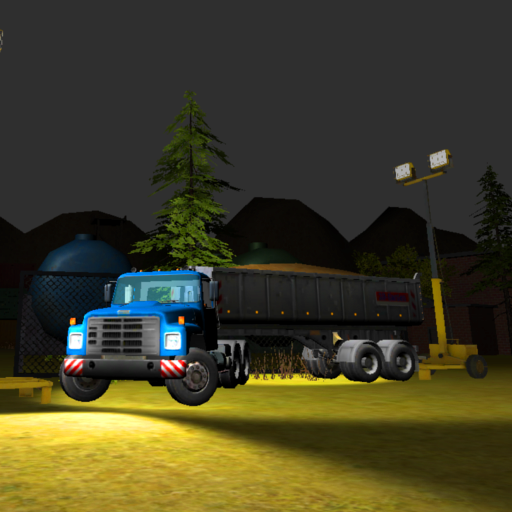 Sand Transport Truck 3D: Night