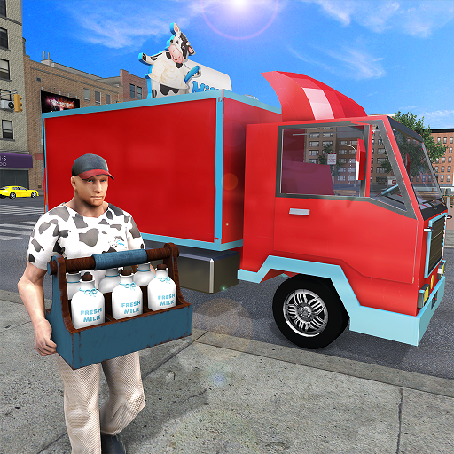 दूध टैंकर ड्राइविंग ट्रक गेम