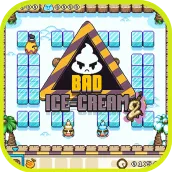 BAD ICE-CREAM PARA CELULAR! - Fruit & Ice Cream - Ice cream war Maze Game 