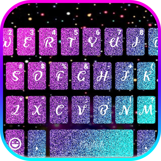 Colorful 3D Galaxy keyboard