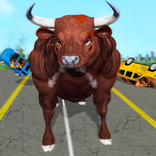 Angry Wild Bull Attack Game 3d