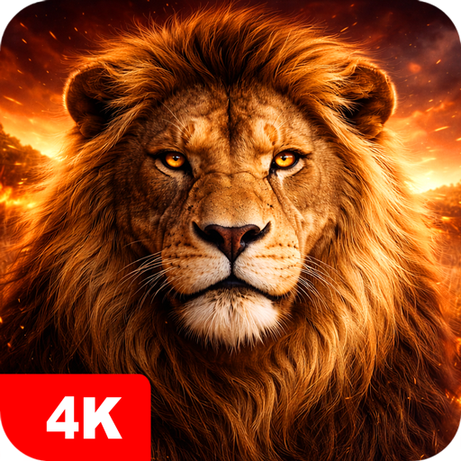 Papéis de parede com leão 4K
