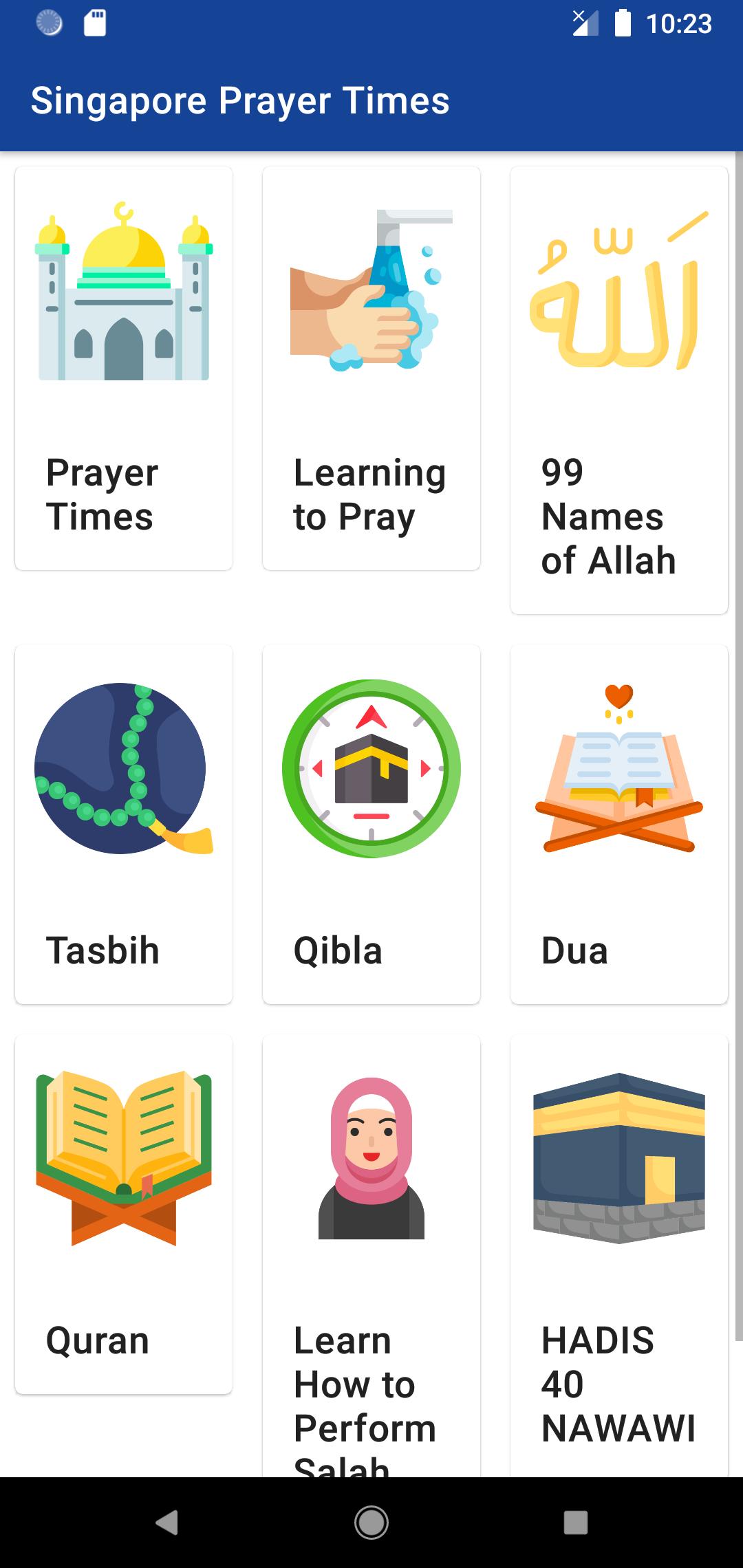 Download Singapore Prayer Times android on PC