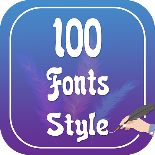 100 Font style