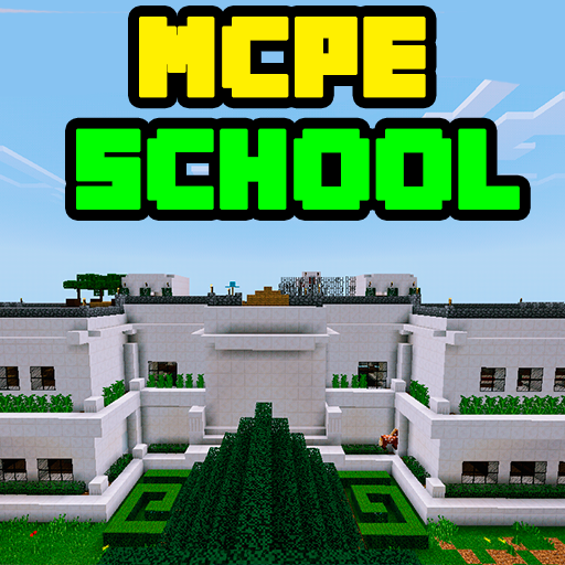 Большая Школа MCPE карта.