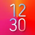 Simple Gradient Clock Widget