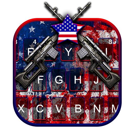 American Guns Keyboard Theme