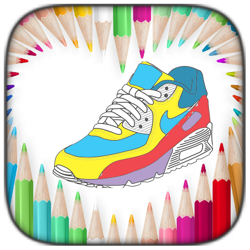 Sneakers Coloring Book