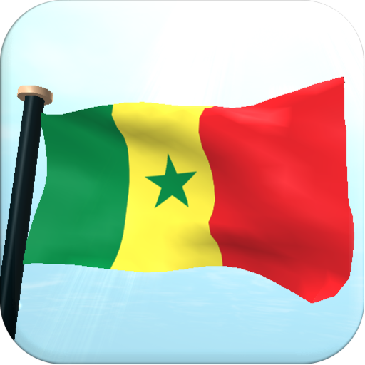 Senegal Flag 3D Free Wallpaper