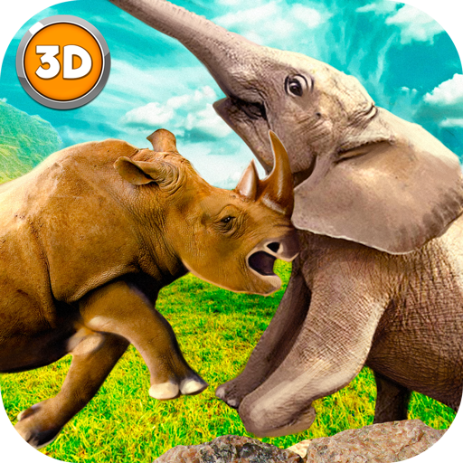 Rhino Fighting Game: Kung Fu Animals Fight