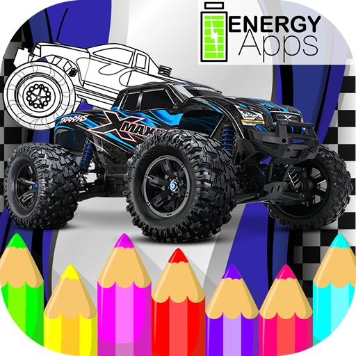 Monster Truck Coloring Book