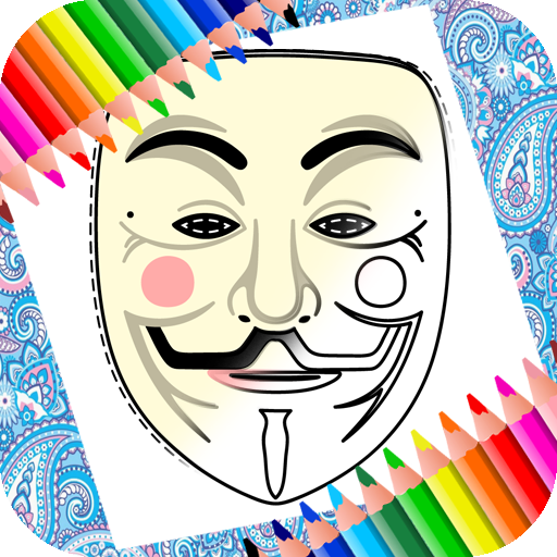 Mask Coloring Book