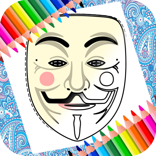 Mask Coloring Book