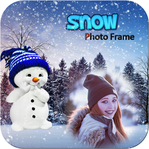 Snow Photo Frame