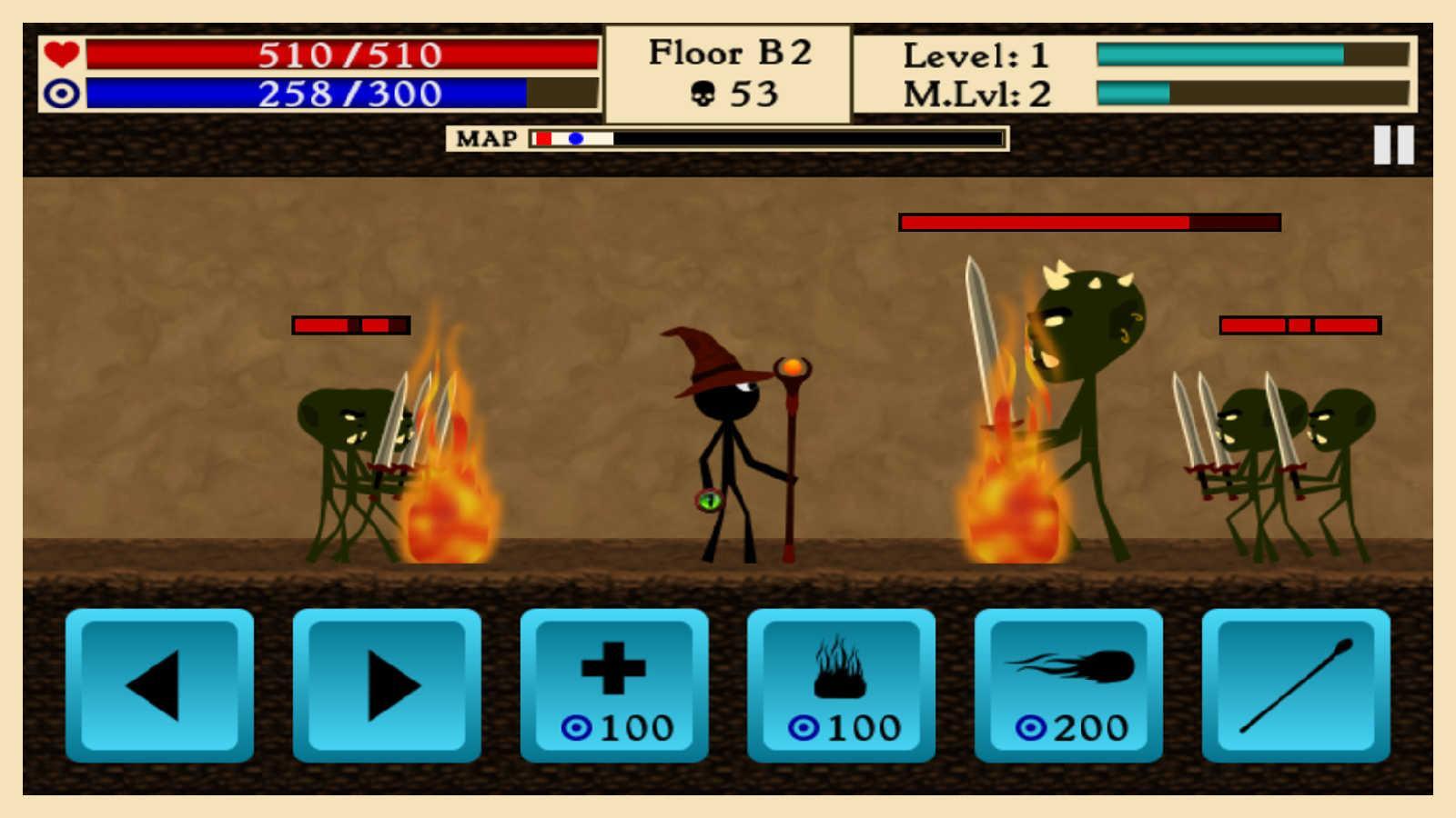 Скачать The Wizard - Stickman 2mb Game на ПК | Официальный представитель  GameLoop