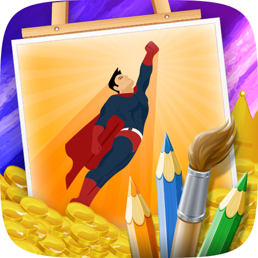 Superheroe Color Game