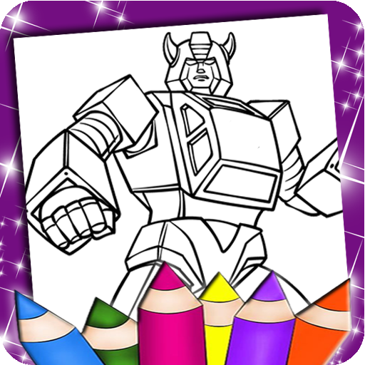 Robot Coloring Book