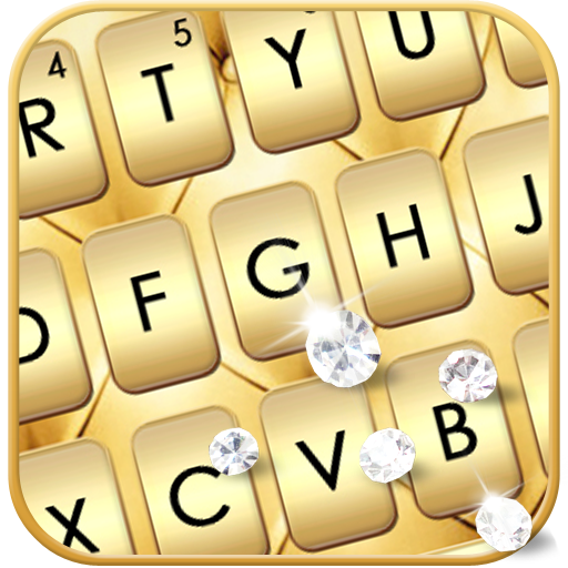 Gold Luxury Biz keyboard