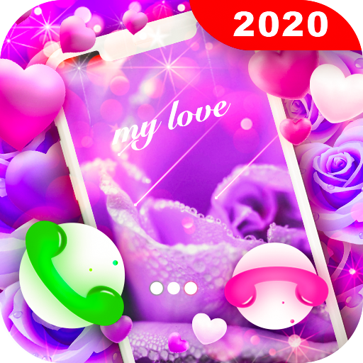 Love Phone Screen Themes - Color Flash Call