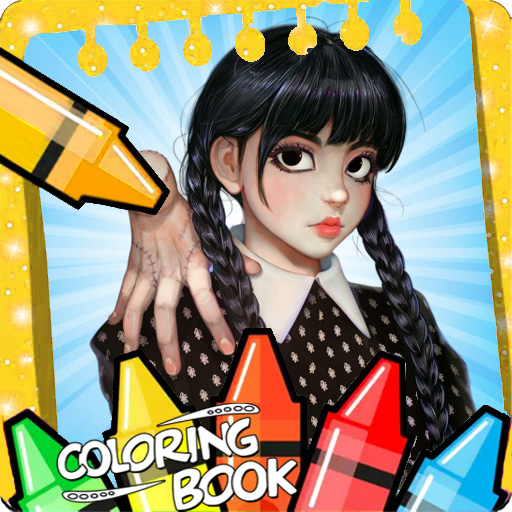 Wednesday Addams Coloring Book