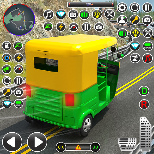 Rickshaw Driving Tourist Game