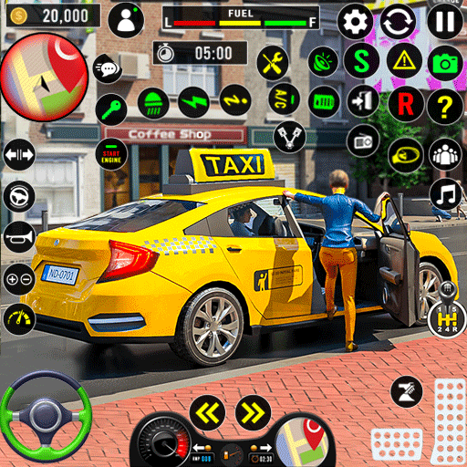 आधुनिक कार भविष्य टैक्सी खेल