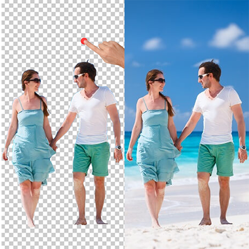 Cut Paste Photo Changer Editor