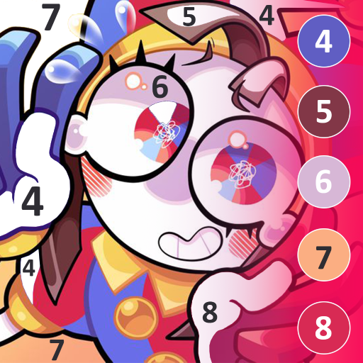 Digital Circus Coloring