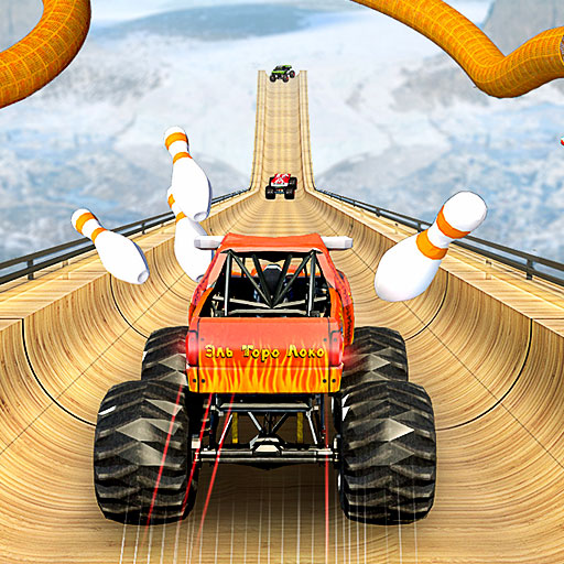 Mega Ramp Monster Truck Game