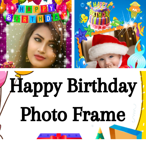 Birthday Photo Frame with Name