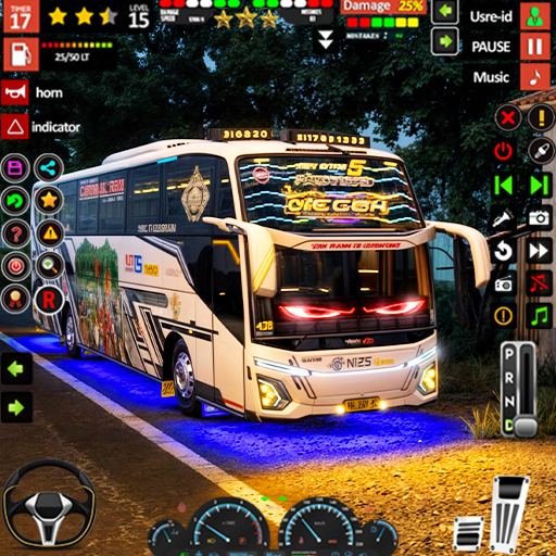 Ônibus urbano dirigindo Sim 3D