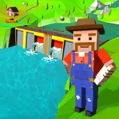 Village Farm Dam Construction: Dam Building Games
