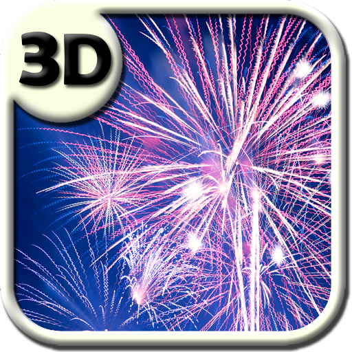 3D पटाखे लाइव वॉलपेपर