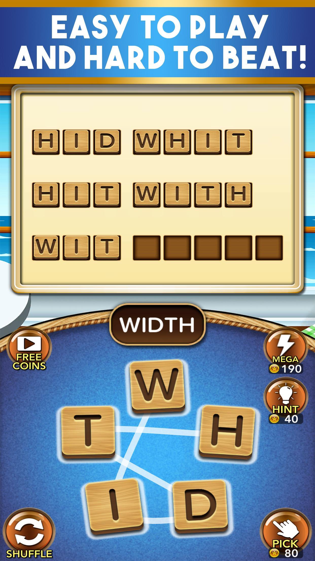 FREE WORD GAMES YOU CAN PLAY ALONE - WORD SHIP! APK for Android Download