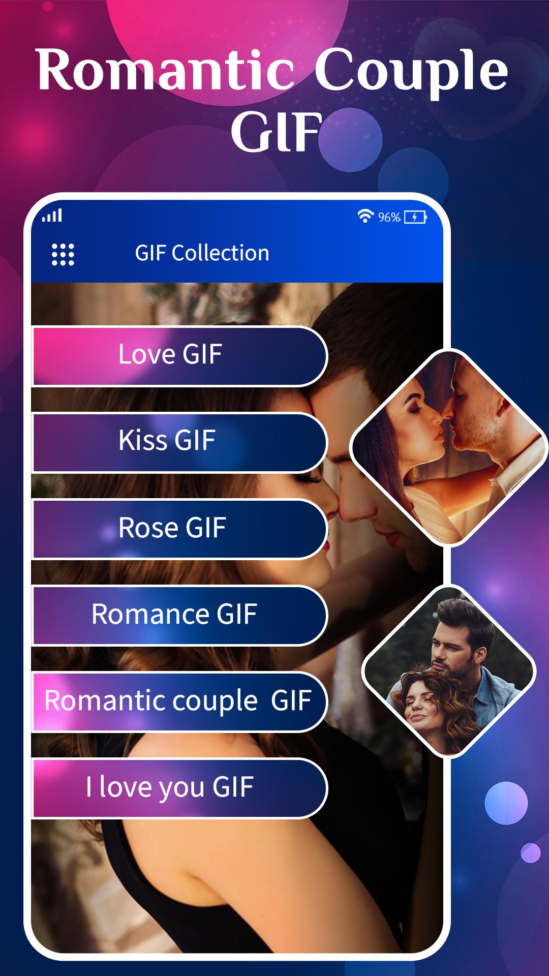 تنزيل Romantic Love Couple GIF - Kiss GIF على جهاز الكمبيوتر | مسؤول  GameLoop