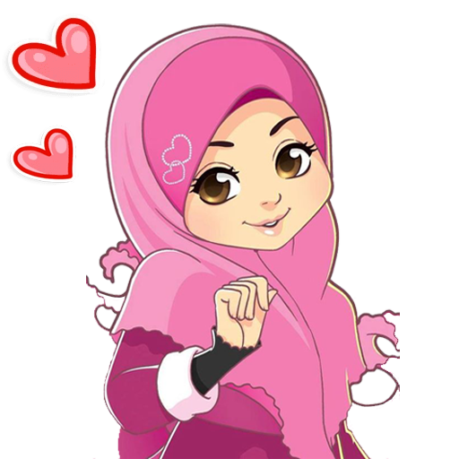 милый хиджаб наклейки