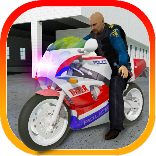 Polis trafik bisikleti 3D