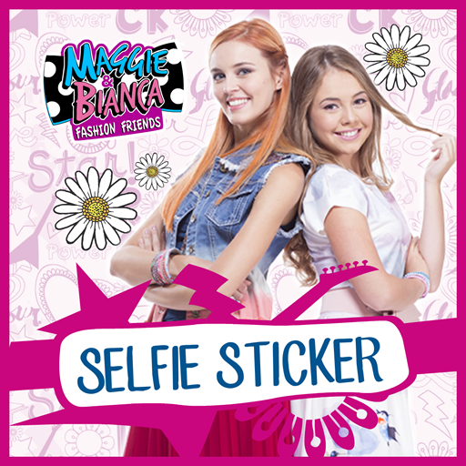 Selfie Sticker - Maggie&Bianca