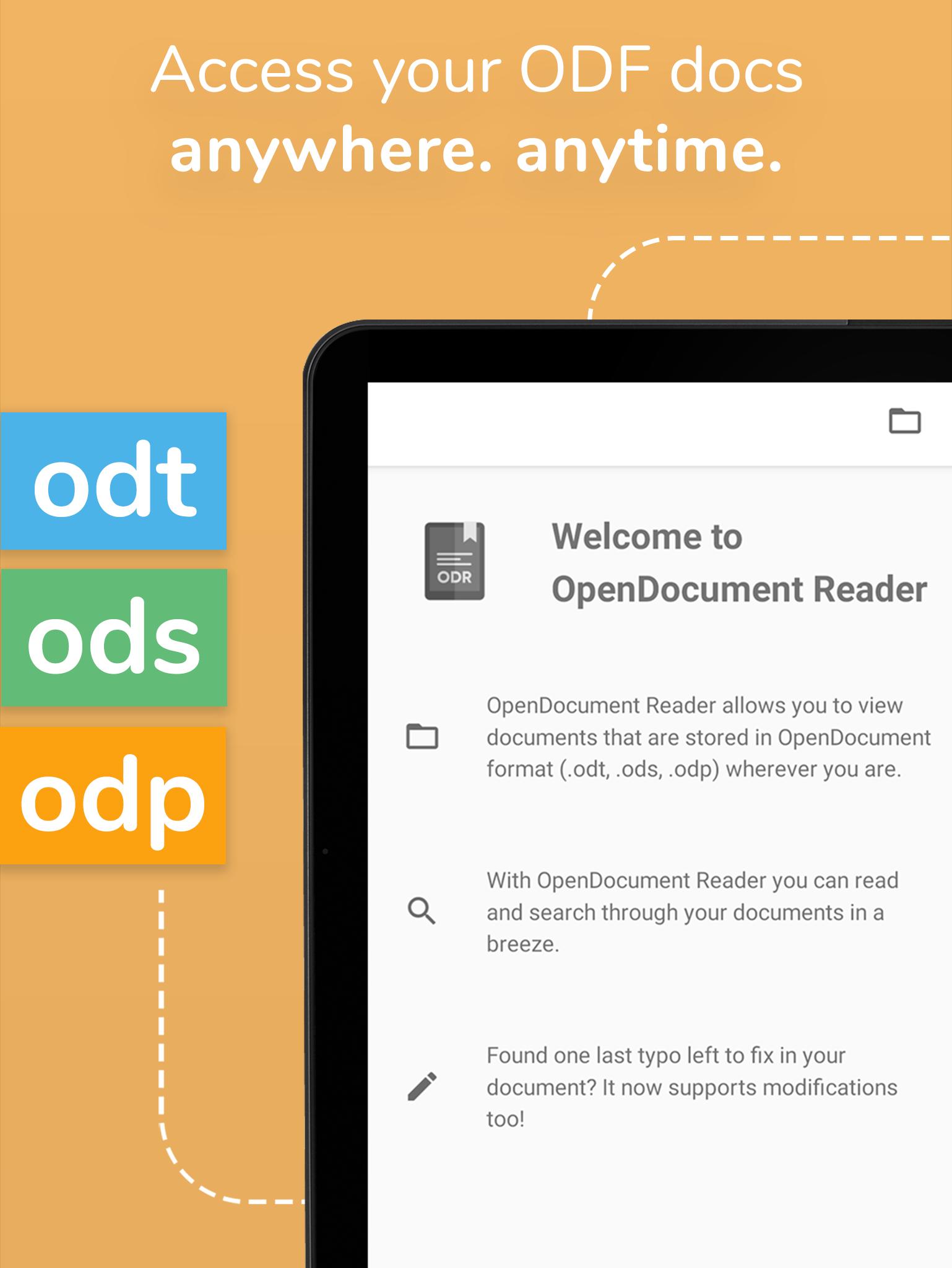 Скачать OpenDocument Reader - view ODT на ПК | Официальный представитель  GameLoop