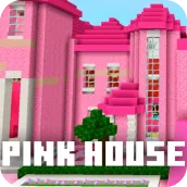 Baixe Casa rosa para minecraft no PC