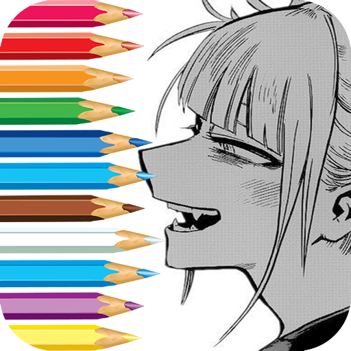 Download Kawaii Anime Girl ColoringBook App Free on PC (Emulator